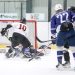 Vārtsargs Baltrūns paliek nepārspēts un palīdz Hockey Punks uzvarēt Mogo/RSU